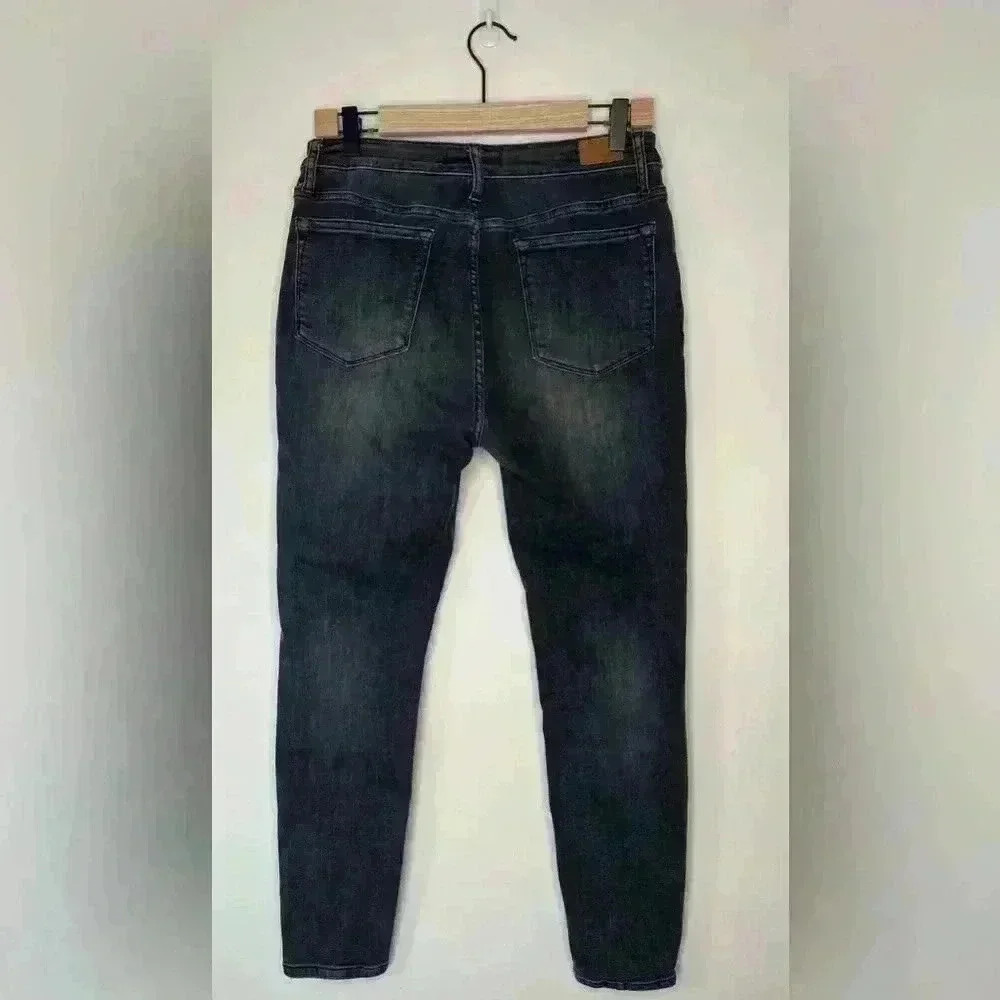 Judy Blue Washed Black Skinny Fit Ankle jeans , sz 11/30 - Picture 8 of 9
